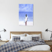 Toile Fille sur la plage 1995 (Insitu(Chambre))