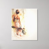 Toile fille sur le swing (Recto)