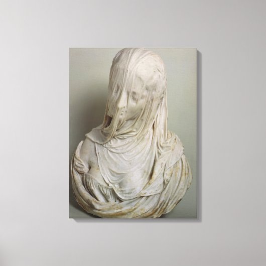 Toile Fille voilée (marbre) (Recto)
