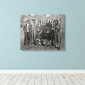 Toile Filles au fusil, 1925 (Insitu (Plancher de Bois))