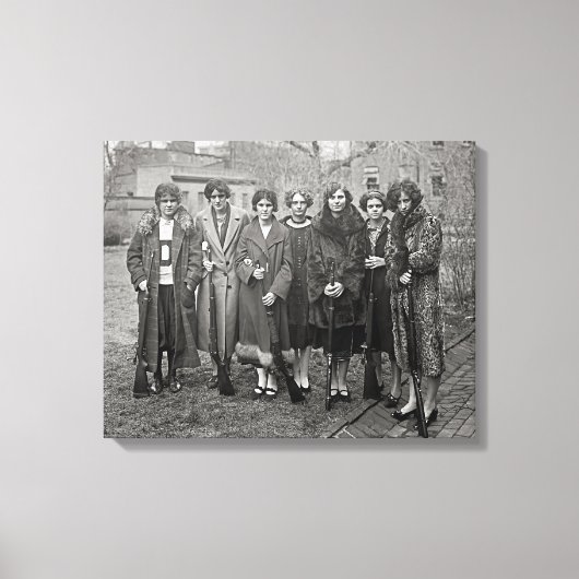 Toile Filles au fusil, 1925 (Recto)