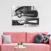 Toile Filles chrétiennes avec Jug d'eau à Nazareth (Insitu(Salon))