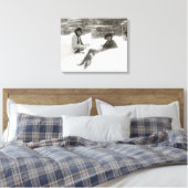 Toile Filles dans la neige, 1922 (Insitu(Chambre))