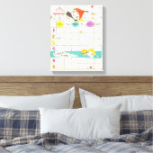 Toile Filles jouant selon l'école et l'horaire (Insitu(Chambre))