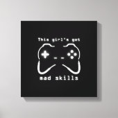 Toile Fillette's got Mad Skills Video Game Controller Ca (Recto)