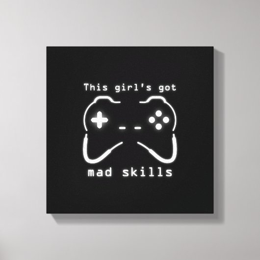 Toile Fillette's got Mad Skills Video Game Controller Ca (Recto)