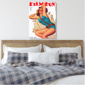 Toile Film Fun Magazine Couverture 10 (Insitu(Chambre))