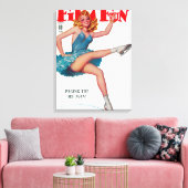 Toile Film Fun Magazine Couverture 5 (Insitu(Salon))