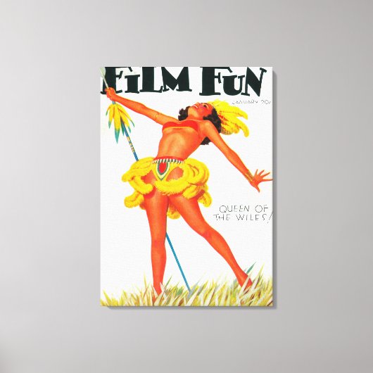 Toile Film Fun Magazine Couverture 6 (Recto)
