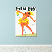 Toile Film Fun Magazine Couverture 6 (Insitu (Plancher de Bois))
