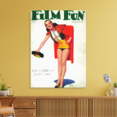 Toile Film Fun Magazine Couverture 8 (Insitu(Salon))