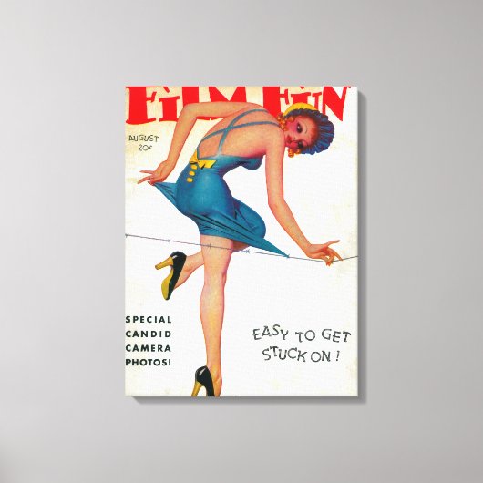 Toile Film Fun Magazine Couverture 9 (Recto)