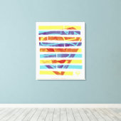 Toile Filmstrip Supergirl (Insitu (Plancher de Bois))