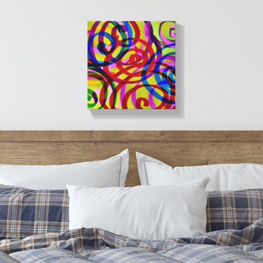 Toile Fils colorés (Insitu(Chambre))