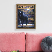 Toile Fils d'amour| Lettre à mon fils Ne vous sentez jam (Insitu(Salon))