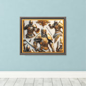 Toile "Fils de guerre" (Insitu (Plancher de Bois))