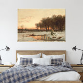 Toile Fin d'automne, rivière Saco (Insitu(Chambre))