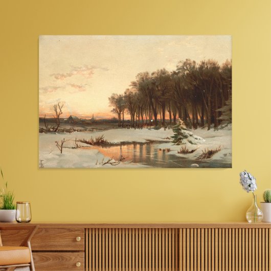Toile Fin d'automne, rivière Saco (Insitu(Salon))