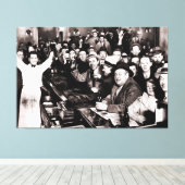 Toile Fin de la partie d'interdiction au bar local 1933 (Insitu (Plancher de Bois))