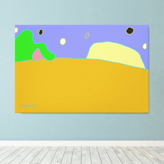 Toile Fin de l'horizon (Insitu (Plancher de Bois))