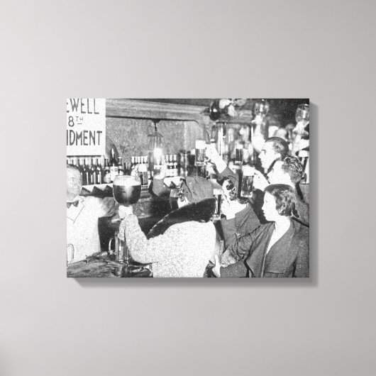 Toile Fin De L'Interdiction - Adieu 18e Amendement (Recto)