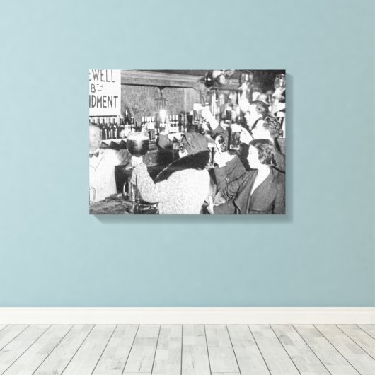 Toile Fin De L'Interdiction - Adieu 18e Amendement (Insitu (Plancher de Bois))