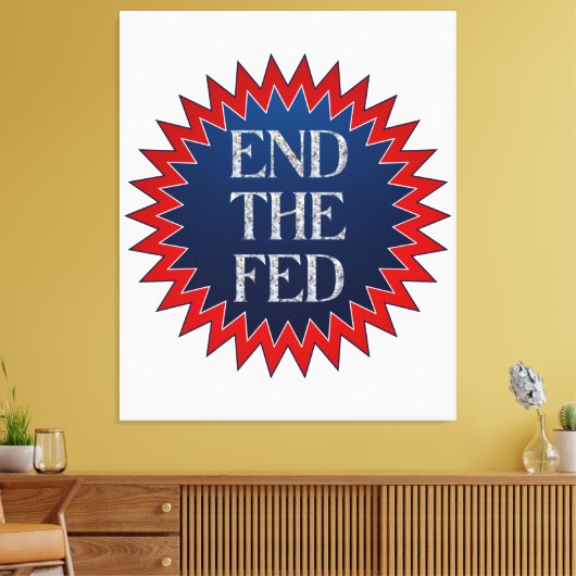 Toile Fin des étoiles de la Fed (Insitu(Salon))