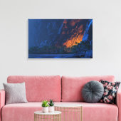 Toile Fin du Land (Nuit) (Insitu(Salon))