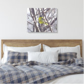 Toile - Finche jaune dans Branches d'hiver (Insitu(Chambre))