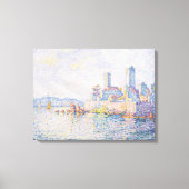 Toile Fine Art Painting Lagoon Sea View Light Blue (Recto)