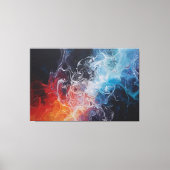 Toile Fire and Ice in Flow (Recto)