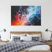 Toile Fire and Ice in Flow (Insitu(Chambre))