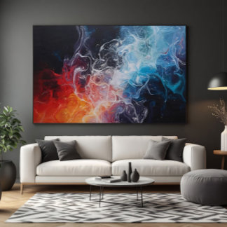 Toile Fire and Ice in Flow