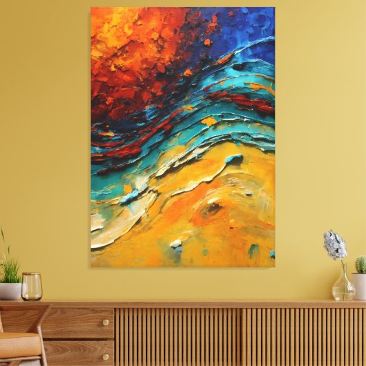 Toile Fire and Water (Insitu(Salon))