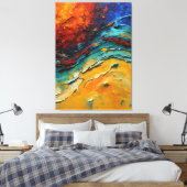 Toile Fire and Water (Insitu(Chambre))