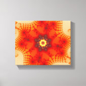 Toile Fire Web - Art fractal (Recto)