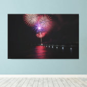 Toile Fire Works 3- Let Freedom Ring ! (Insitu (Plancher de Bois))