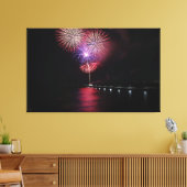 Toile Fire Works 3- Let Freedom Ring ! (Insitu(Salon))