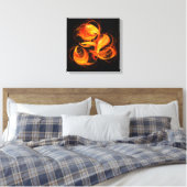 Toile Fireball Abstrait Art Quad Canvas Imprimer (Insitu(Chambre))