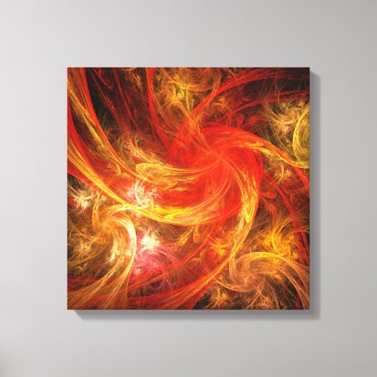 Toile Firestorm Nova Abstrait Art Quad Canvas Imprimer (Recto)
