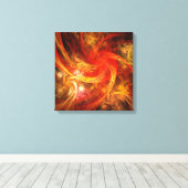 Toile Firestorm Nova Abstrait Art Quad Canvas Imprimer (Insitu (Plancher de Bois))