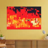 Toile Firetown par Maxwell Kerr (Insitu(Salon))