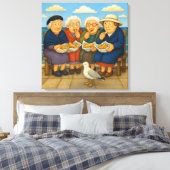 Toile Fish And Chips Wrapped Canvas Art Print (Insitu(Chambre))