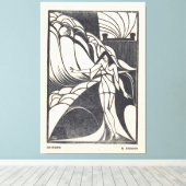 Toile Fish Design for a Ceramic Plate  (Insitu (Plancher de Bois))