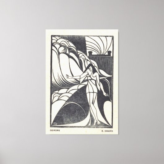 Toile Fish Design for a Ceramic Plate  (Recto)