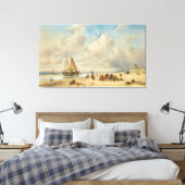 Toile Fisherfolk On The Beach (Insitu(Chambre))