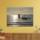 Toile Fisherman Boat at Sunrise (Insitu(Salon))