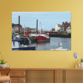 Toile Fishing Boat Atlas dans le port de Whitby Angleter (Insitu(Salon))