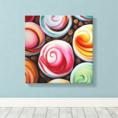 Toile Fissures crémeuses (Insitu (Plancher de Bois))