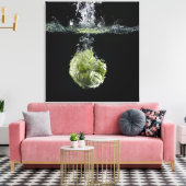 Toile Fissures de laitue dans l'eau (Insitu(Salon))